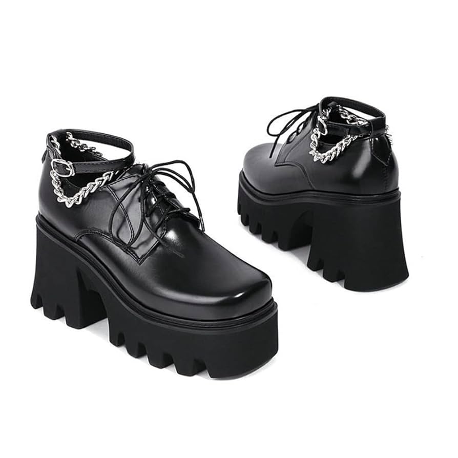 Amazon.com: Mary Jane with Arch Support Women Goth Platform
